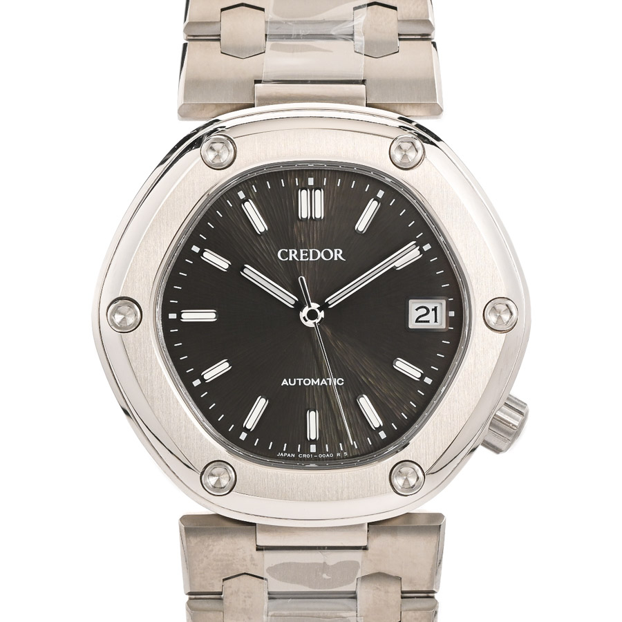 【未使用品】  クレドール ロコモティブ クレドール誕生50周年記念モデル  GCCR999 チタニウム 銀座