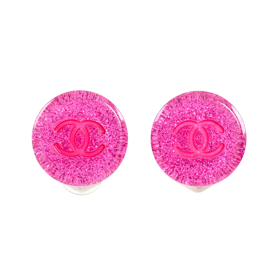 【中古A品】  シャネル イヤリング   プラスチック 元町本店