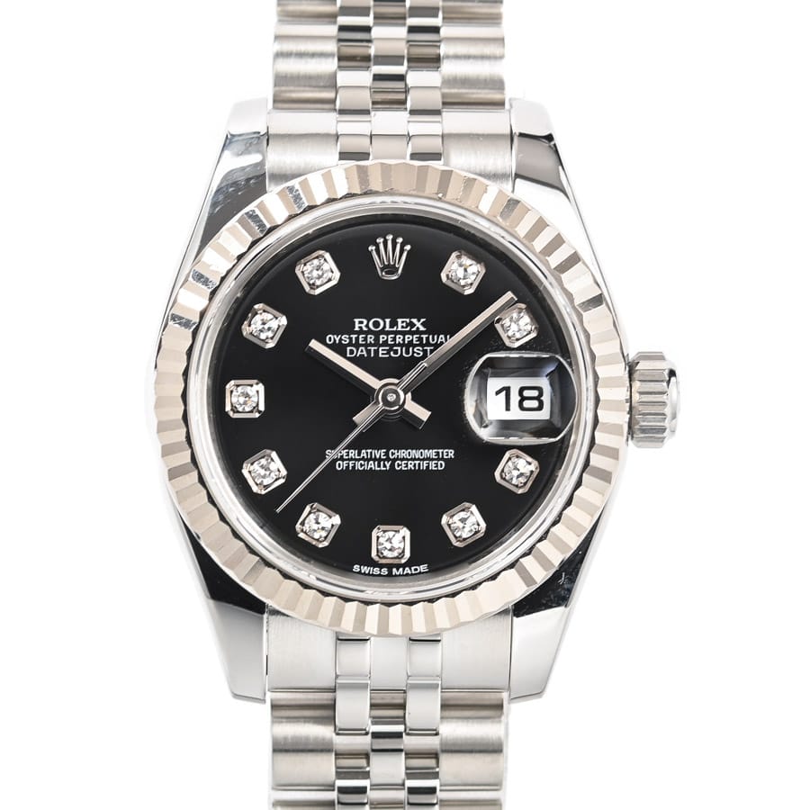 【中古A品】  ロレックス デイトジャスト  179174G ステンレス/ホワイトゴールド 銀座