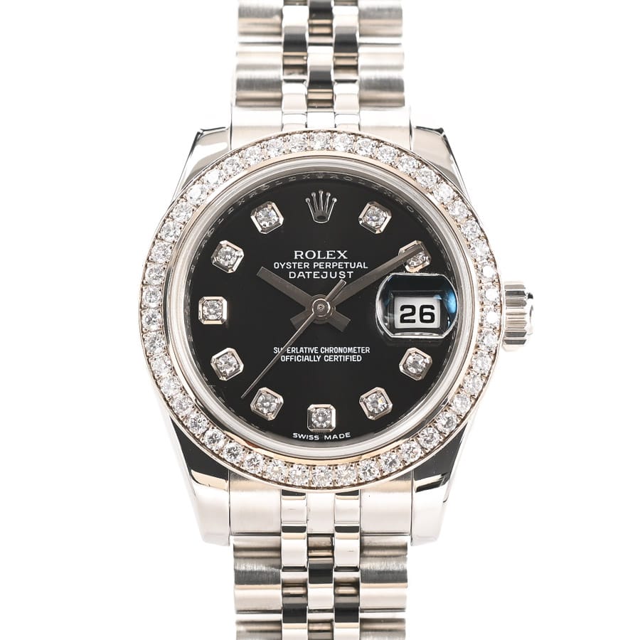 【中古A品】  ロレックス デイトジャスト  179384G ステンレス/ホワイトゴールド THE YOKOHAMA FRONT