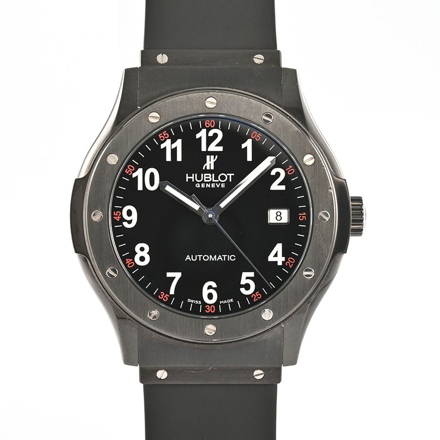 【中古A品】  ウブロ クラシック トラディション  B1915.11 ステンレスPVD 銀座