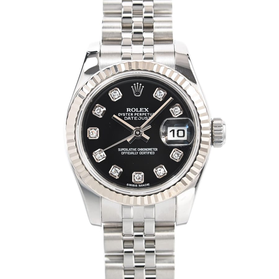 【中古A品】  ロレックス デイトジャスト  179174G ステンレス/ホワイトゴールド 銀座