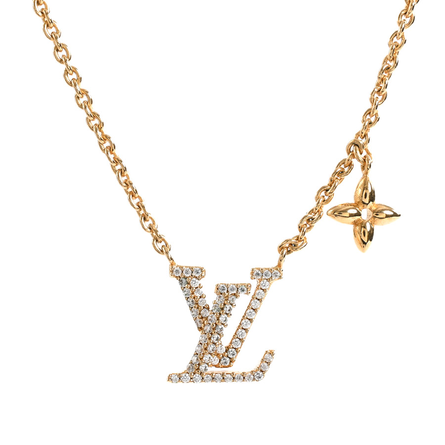 【中古SA品】  ルイヴィトン LVアイコニック  M00596 ゴールドメッキ 銀座