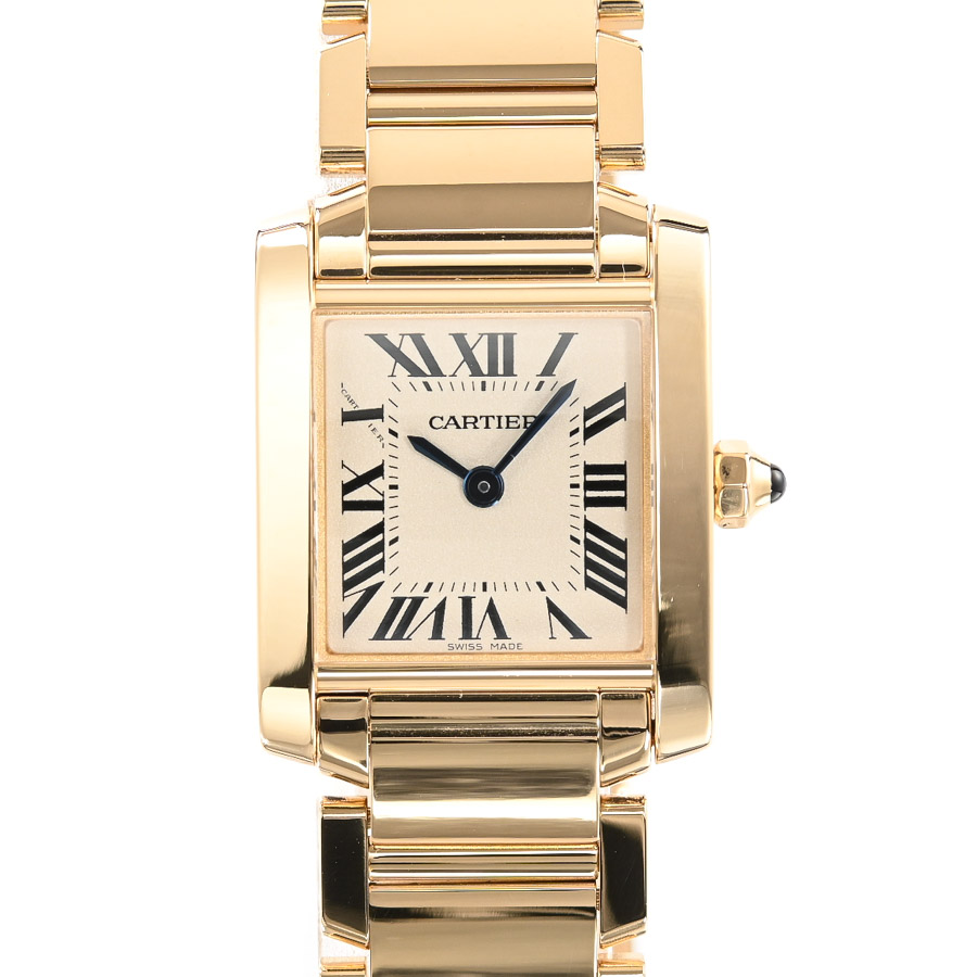 【中古A品】  カルティエ タンクフランセーズ SM  WGTA0031 イエローゴールド 銀座