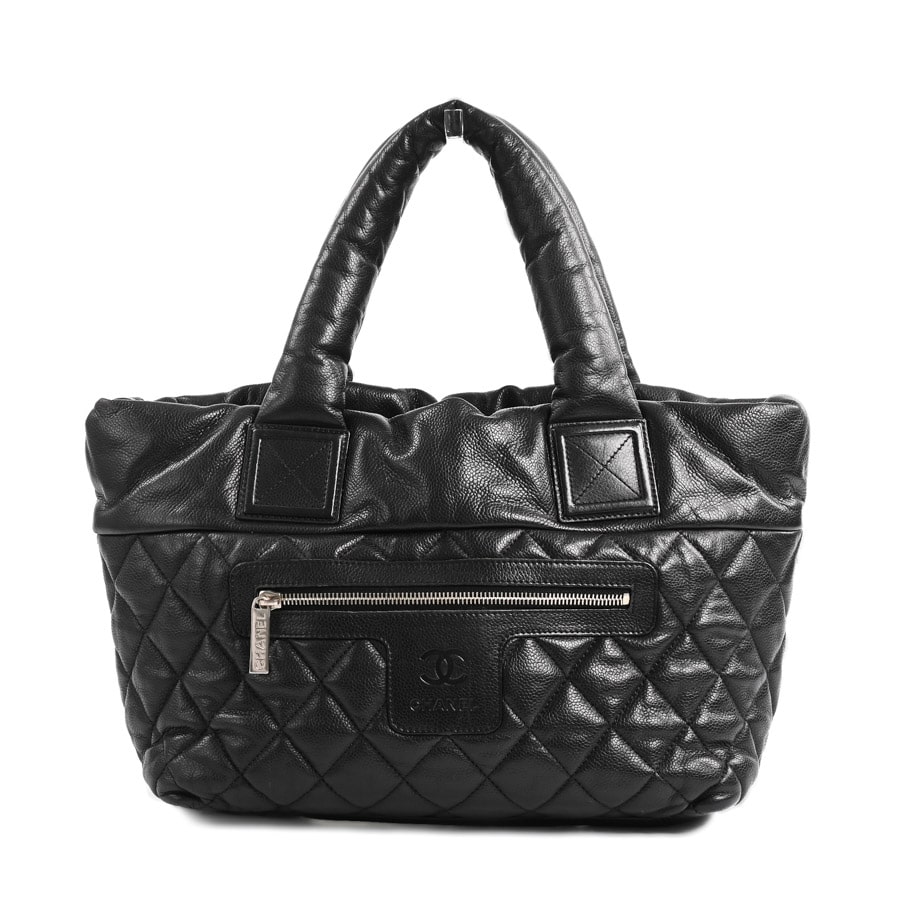 【中古A品】  シャネル コココクーントートPM  A48610 キャビア 新宿歌舞伎町店