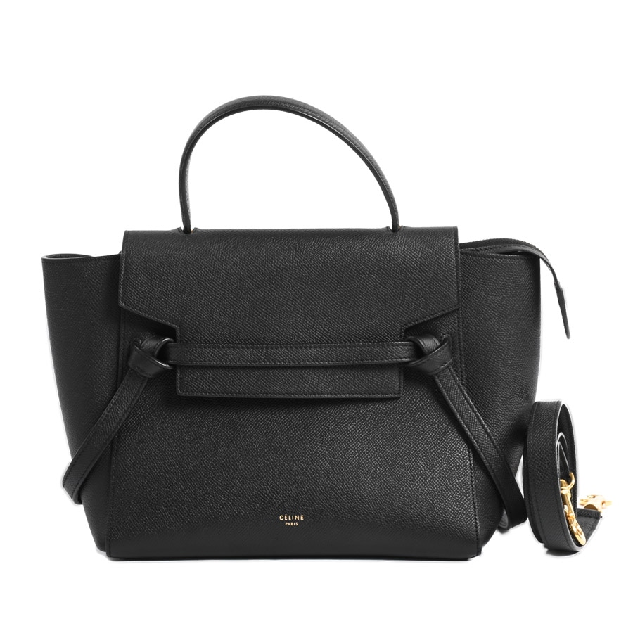 【中古A品】  セリーヌ ベルトバッグマイクロ  189153 型押しレザー 新宿歌舞伎町店