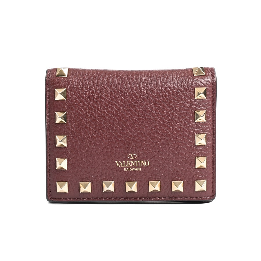 【中古A品】  ヴァレンチノ コンパクトウォレット  SW2P0R39VSH カタオシレザー 新宿歌舞伎町店