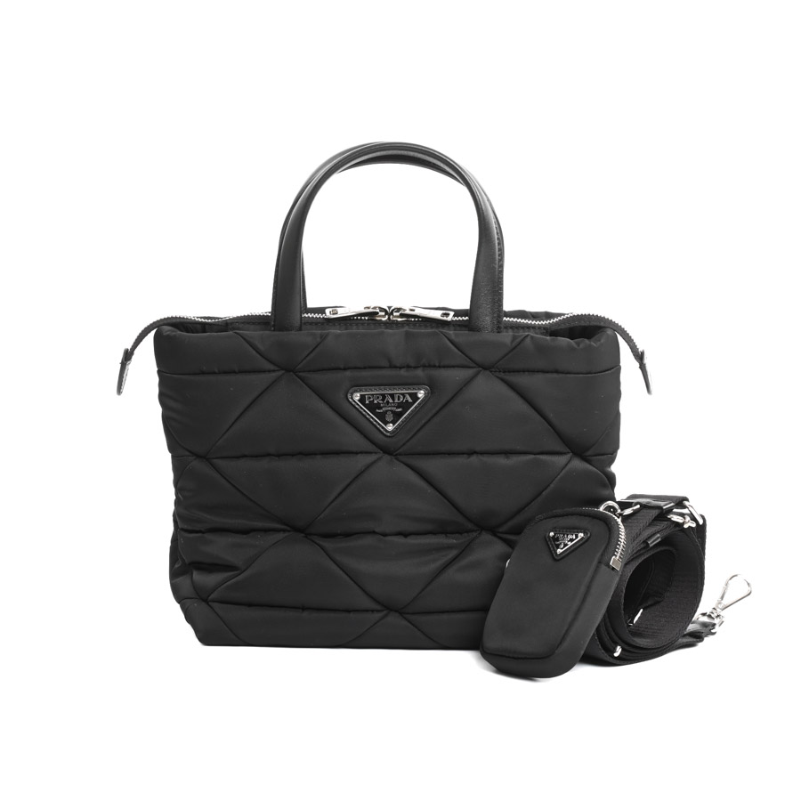 【中古A品】  プラダ スモールパデッドRe-Nylonトートバッグ  1BG373 リナイロン 横浜関内店