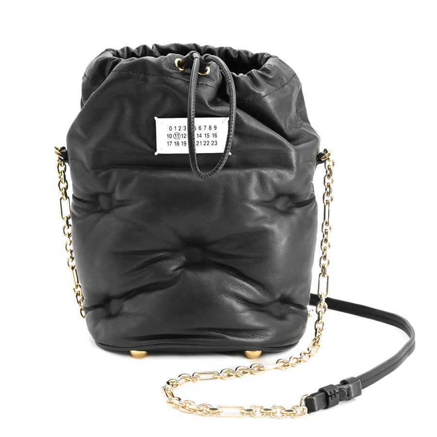 【中古A品】  メゾンマルジェラ グラムスラムバケットバッグ  S56WG0111 ラムスキン 新宿歌舞伎町店