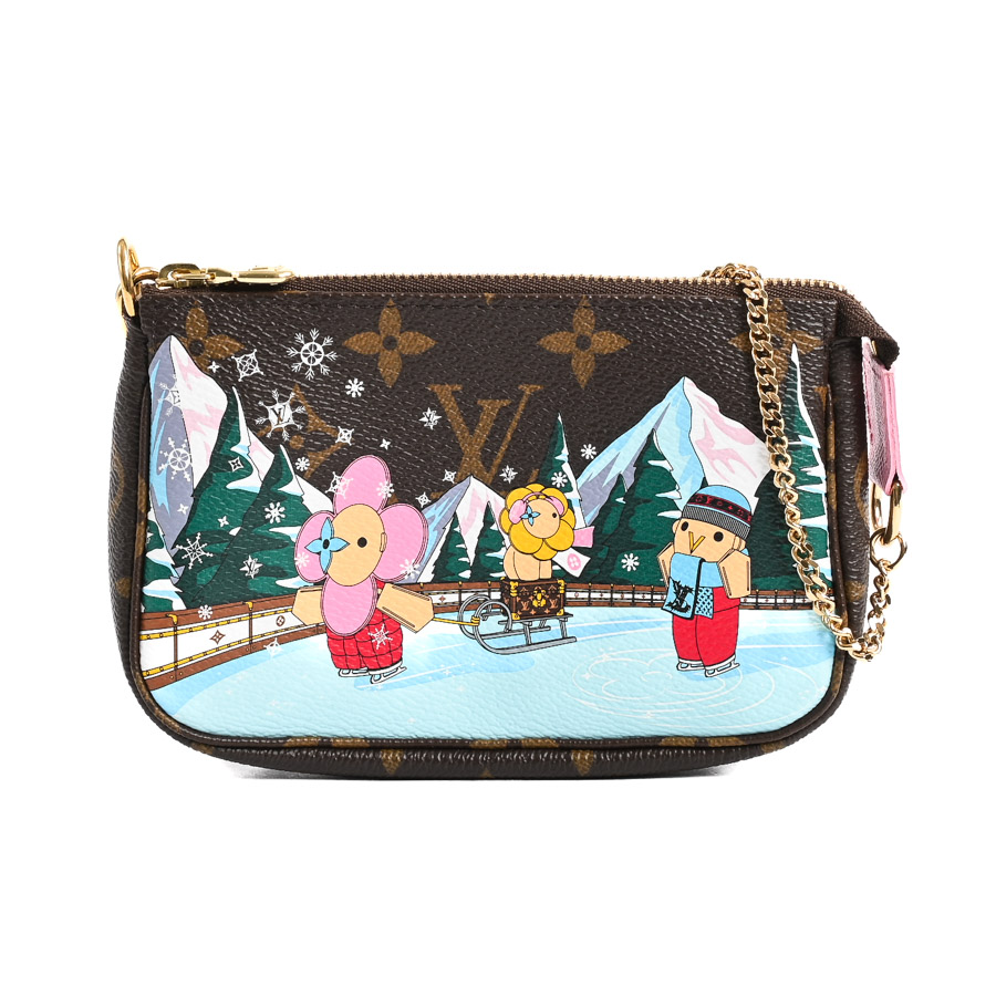 【中古SA品】  ルイヴィトン ミニポシェットアクセソワール モノグラム M82623  銀座