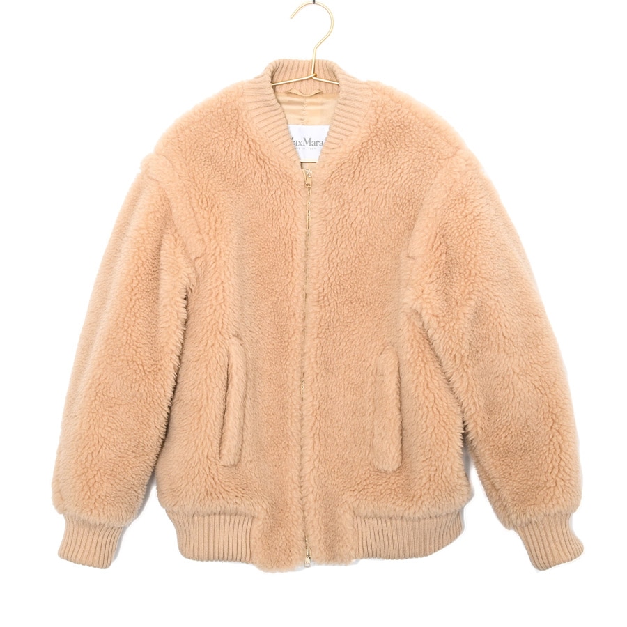 【中古A品】  マックスマーラ テディボンバージャケット   ウール 元町本店