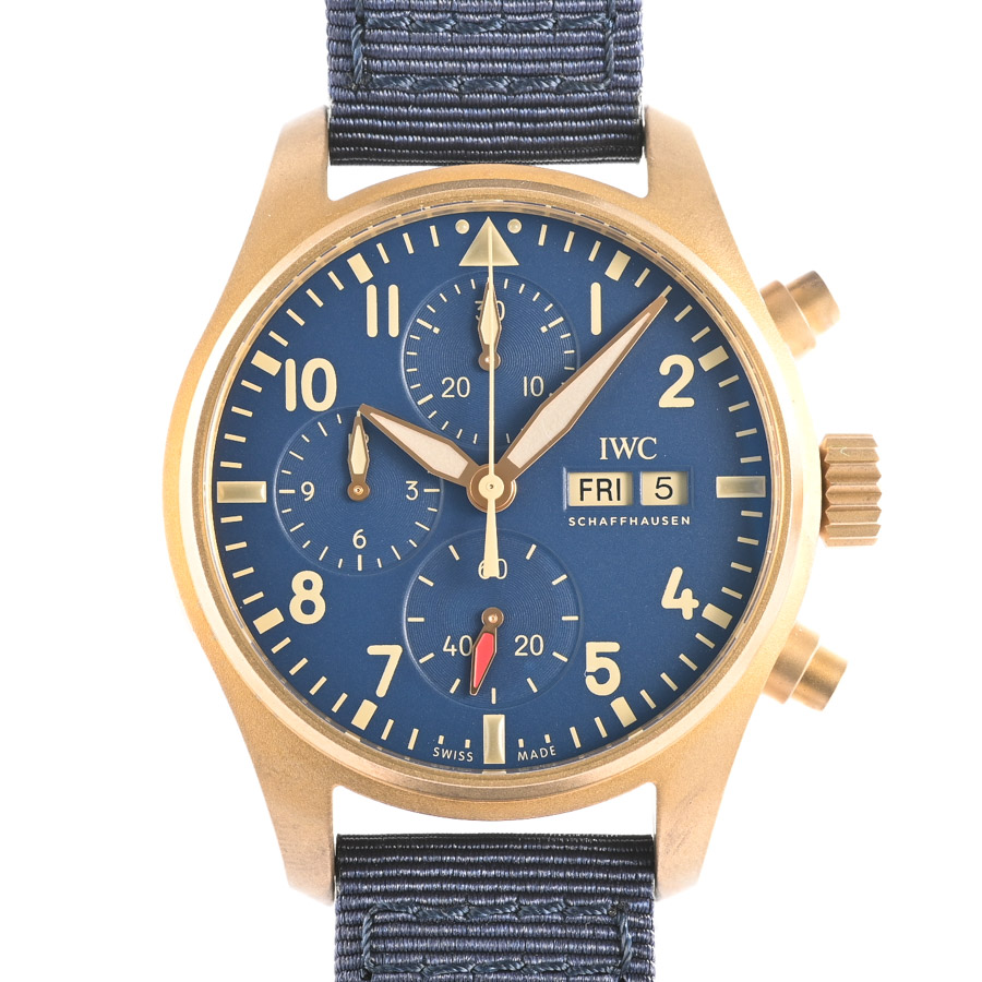 【中古SA品】  アイダブリュシー パイロットウォッチ クロノグラフ 41  IW388109 ブロンズ 横浜関内店