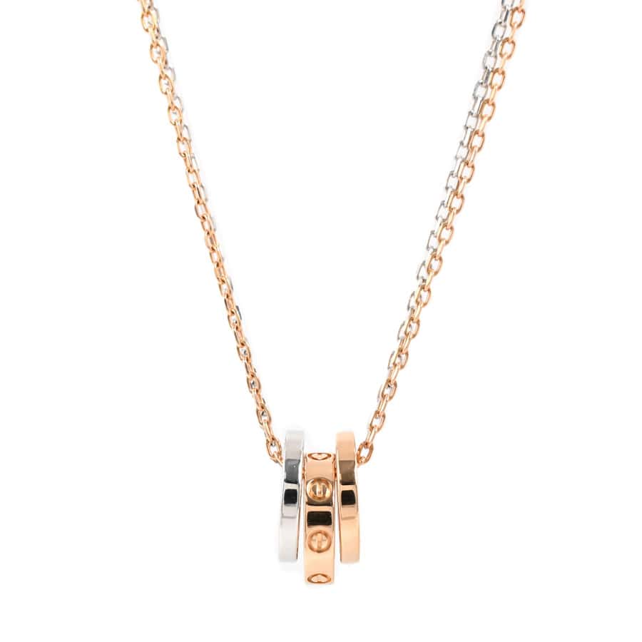 【中古A品】  カルティエ ラブスリーフープ  B7219700 K18YWP 横浜関内店