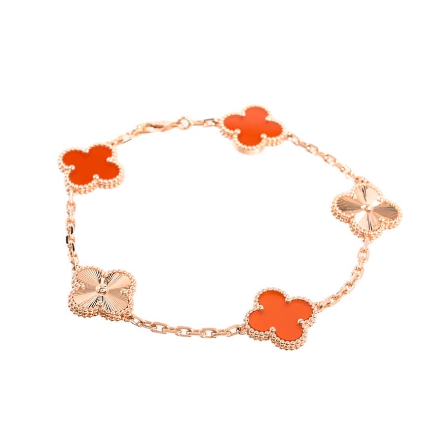 【中古A品】  ヴァンクリーフアーペル ヴィンテージアルハンブラ  VCARP7RP00 K18ピンクゴールド 元町本店