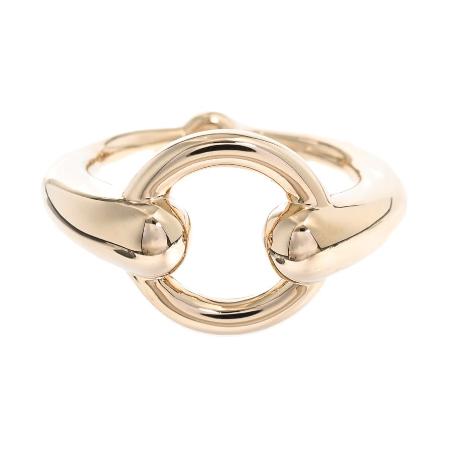 【中古A品】  エルメス モー   ゴールドメッキ 銀座