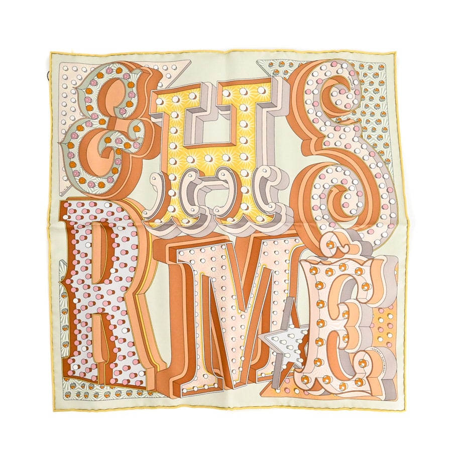 【未使用品】  エルメス カレ45   シルク 元町本店