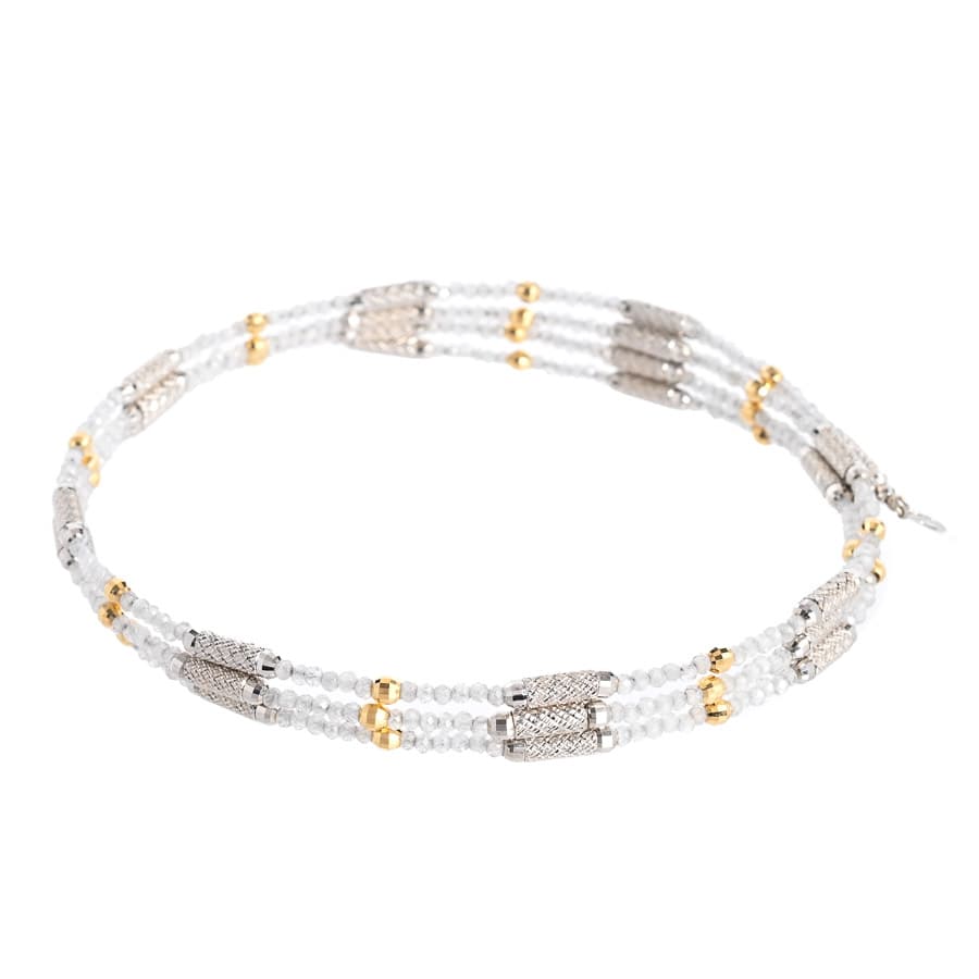 【中古A品】  山本真理 ジルコン ブレスレット   K18YG/WG 横浜関内店