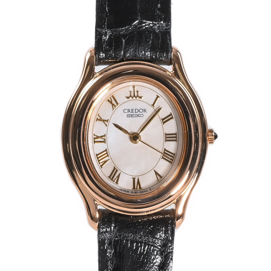 【中古A品】  クレドール 腕時計  4J81-5030 ピンクゴールド 銀座