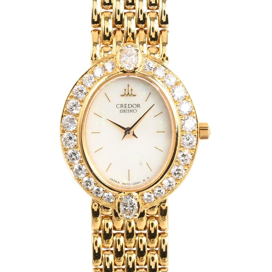 【中古A品】  クレドール 腕時計  GTAA978 イエローゴールド 銀座