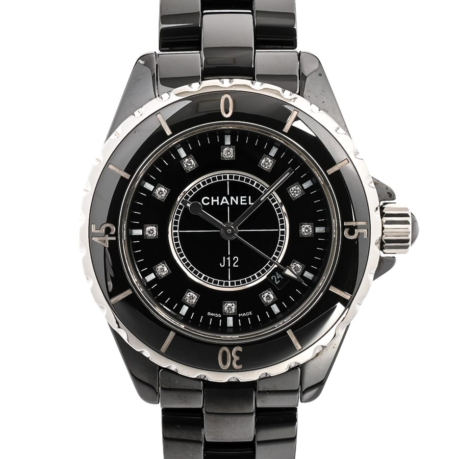 【中古A品】  シャネル J12 33mm  H1625 セラミック 元町本店