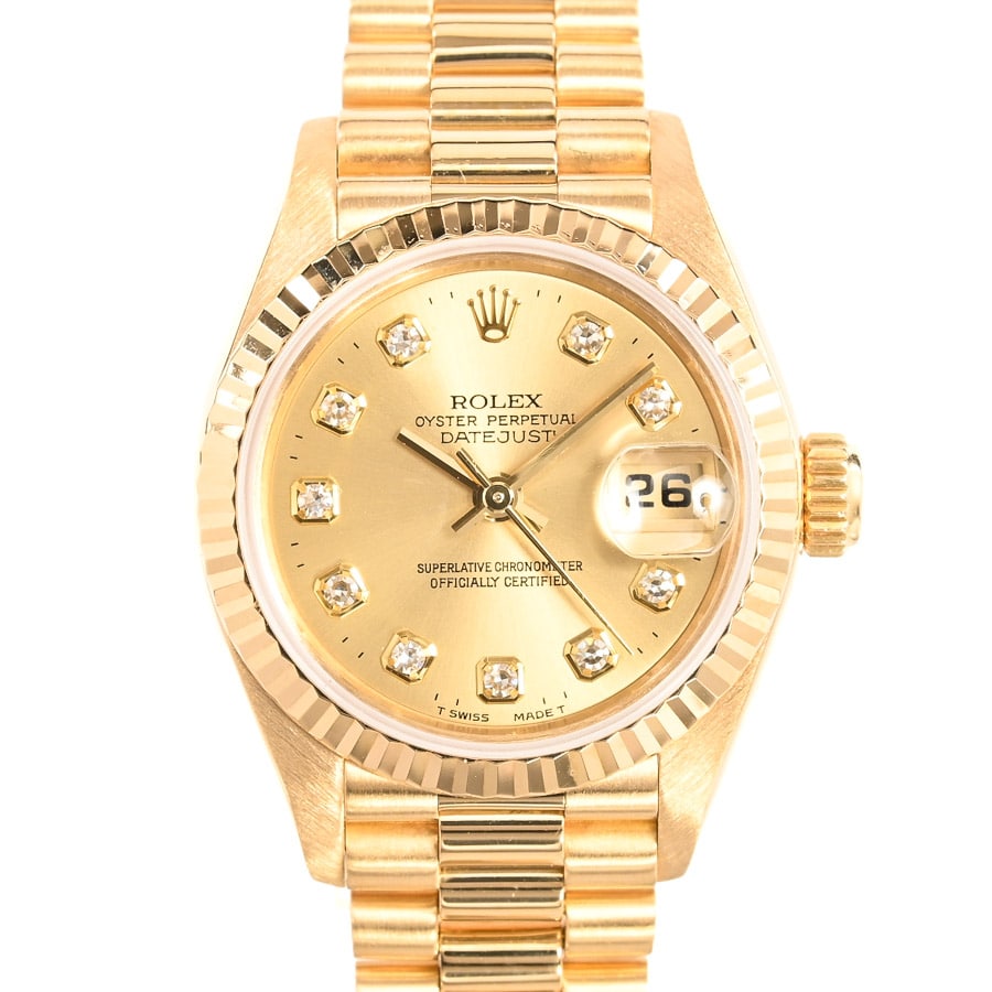 【中古A品】  ロレックス デイトジャスト  69178G イエローゴールド 銀座
