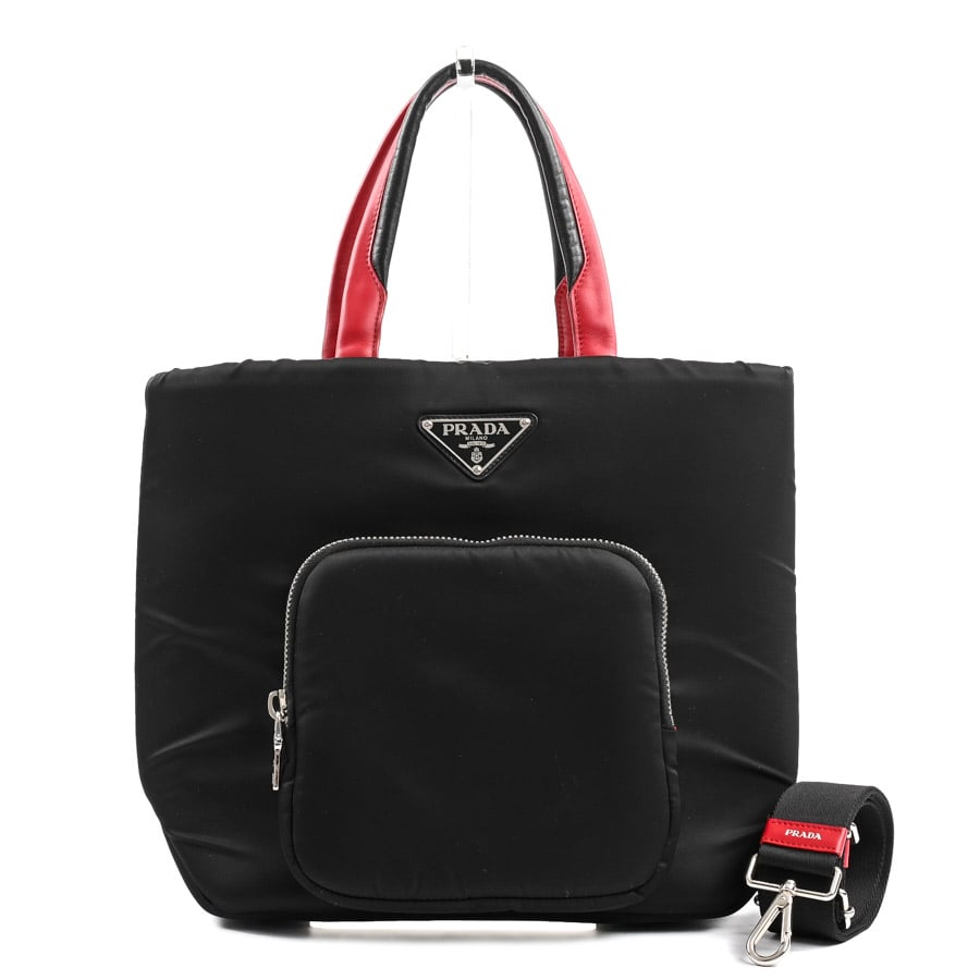 【中古A品】  プラダ 2WAYトートバッグ  1BG273 テスート 元町本店