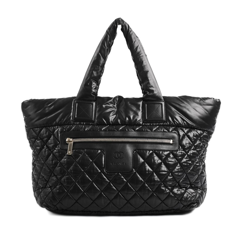 【中古A品】  シャネル コココクーントートMM  A48611 ナイロン 銀座