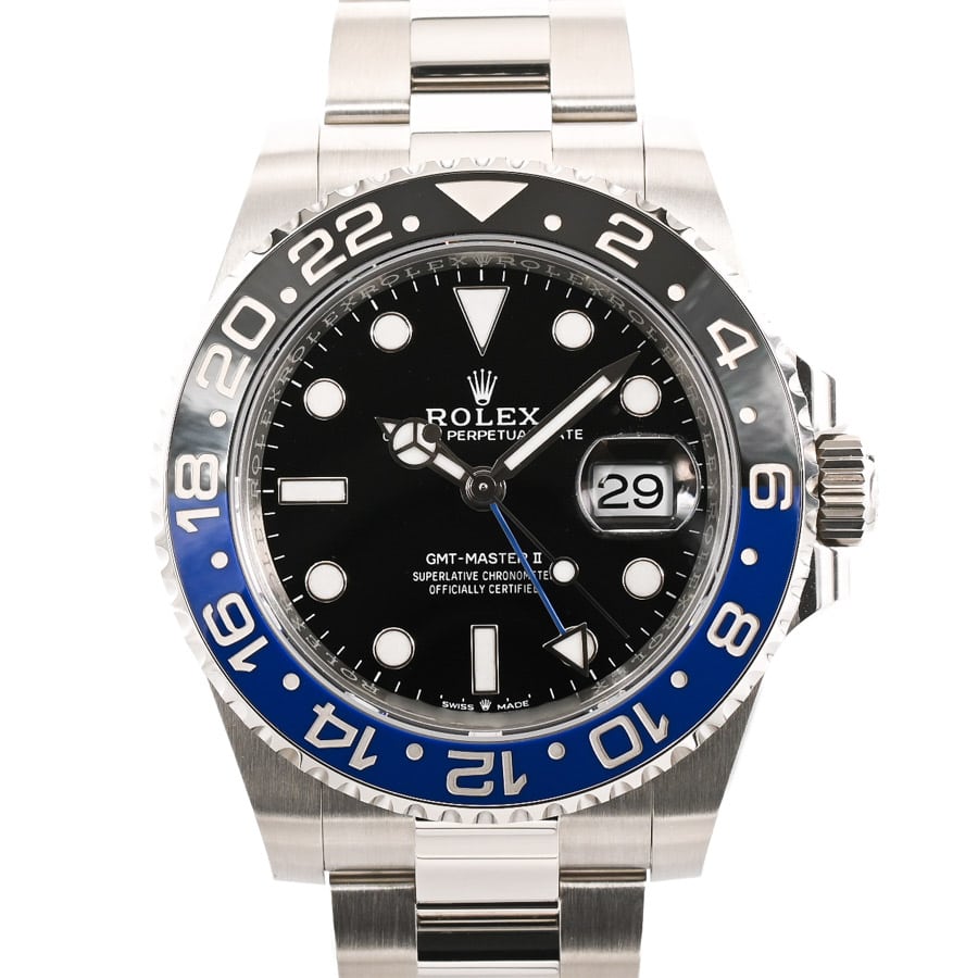【中古SA品】  ロレックス GMTマスター2  126710BLNR/OYS ステンレス 元町本店
