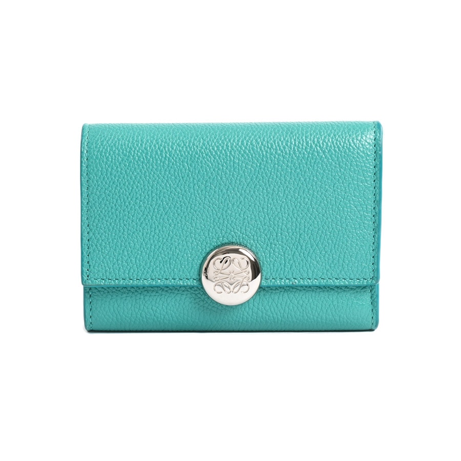 【中古A品】  ロエベ ペブルバーティカルウォレットスモール  CANBS33X03 カタオシレザー 元町本店