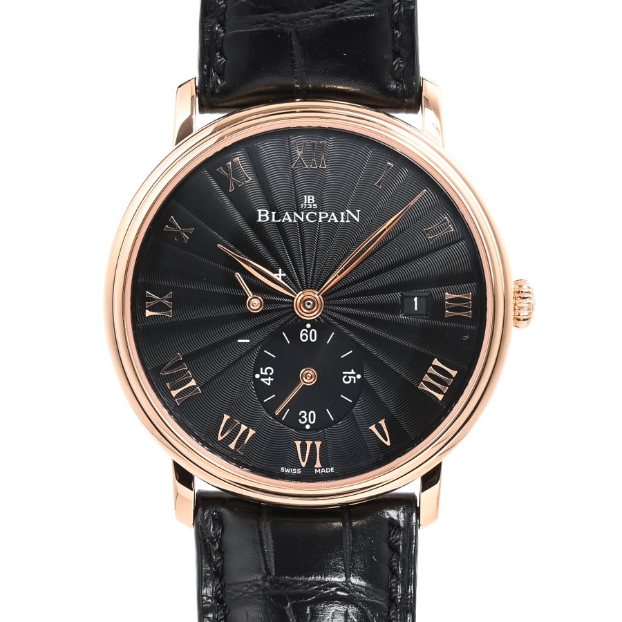 【中古A品】  ブランパン ヴィルレ ウルトラスリム  6606-3630-55B ピンクゴールド 元町本店