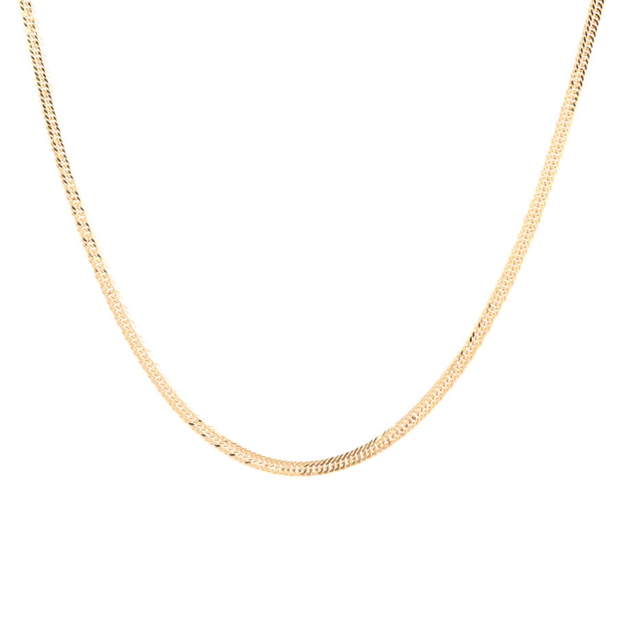 【中古A品】  ノンブランドジュエリー 喜平ネックレス 12面トリプル 12.5g   K18YG 銀座