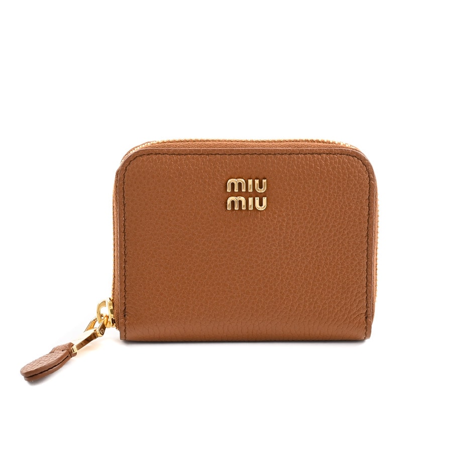 【中古A品】  ミュウミュウ コインケース  5MM268 カタオシレザー 新宿歌舞伎町店