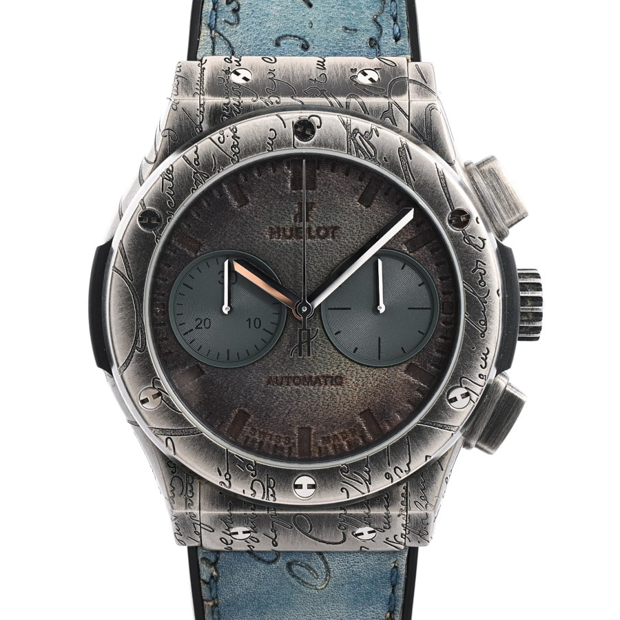 【中古A品】  ウブロ クラシックフュージョン クロノグラフ ベルルッティ  521.NX.05IB.VR.BER19 チタニウム 横浜関内店