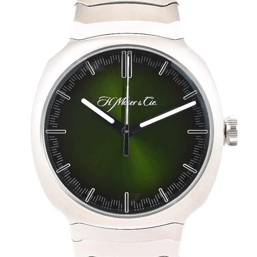 【中古A品】  エイチモーザ ストリームライナー センターセコンド  6200-1200 ステンレス 銀座