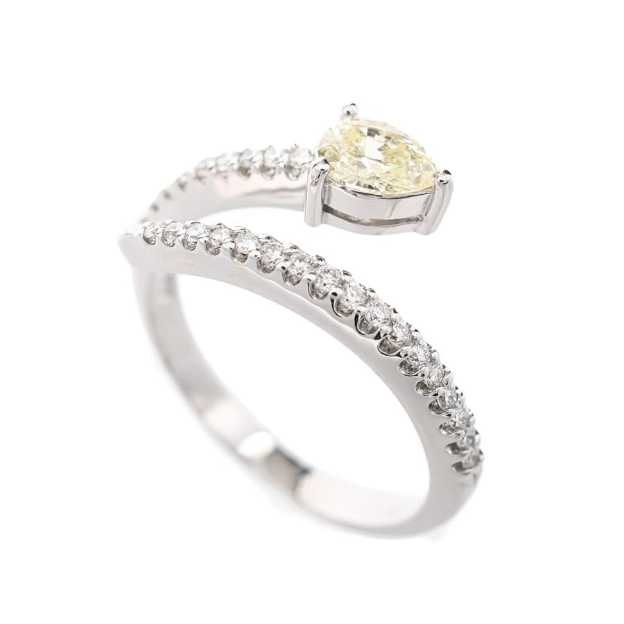 【中古A品】  ノンブランドジュエリー ダイヤ リング   K18ホワイトゴールド 横浜関内店