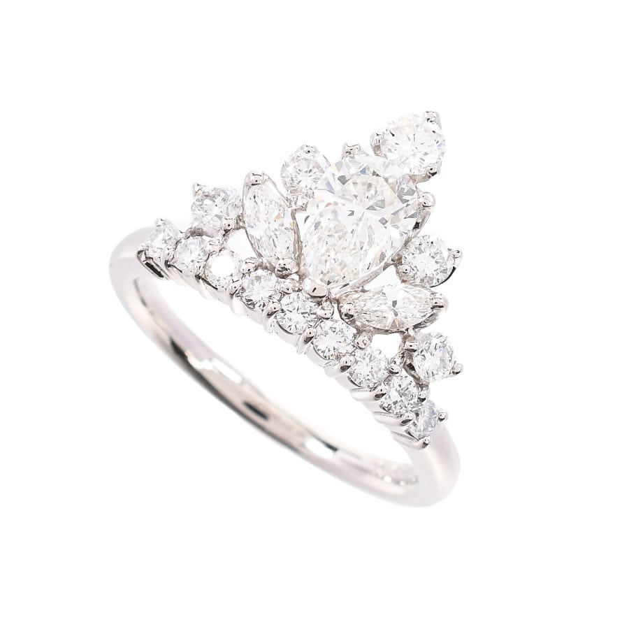 【中古A品】  ノンブランドジュエリー ダイヤ リング   プラチナ900 横浜関内店