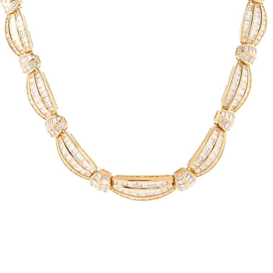 【中古A品】  ピキョッティ ダイヤ ネックレス   K18イエローゴールド 銀座