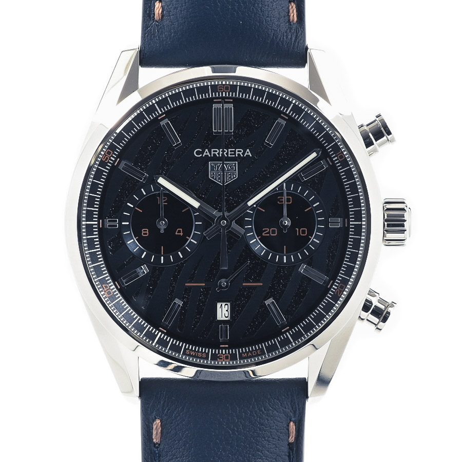 【中古A品】  タグホイヤー カレラ クロノグラフ TOMIYA リミデッドエディション  CBN201A.FC6539 ステンレス 新宿歌舞伎町店