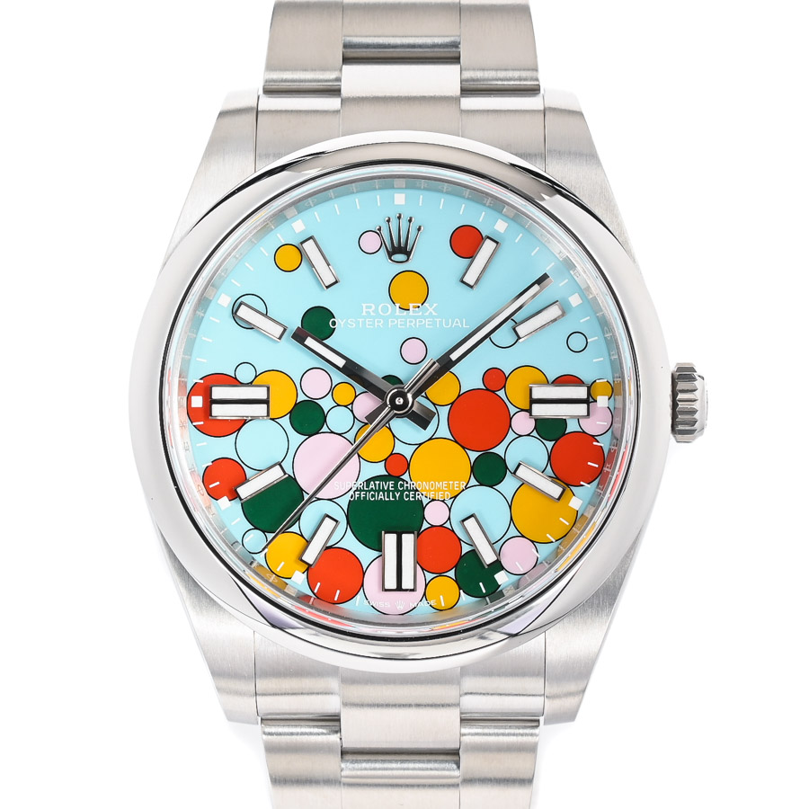 【中古A品】  ロレックス オイスターパーペチュアル41  124300 ステンレス 銀座