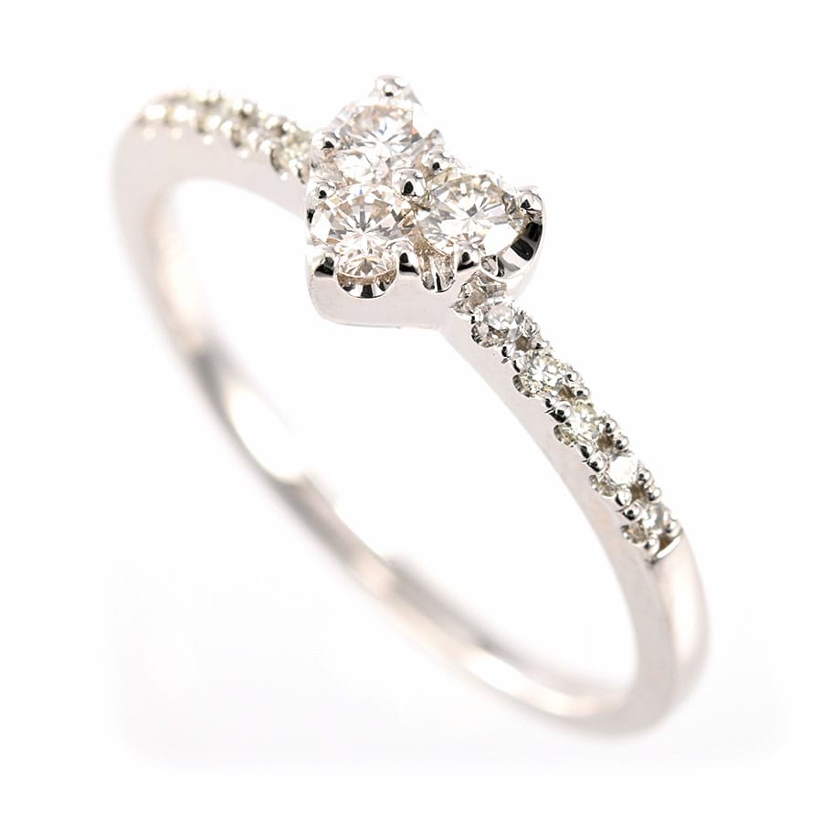 【中古A品】  ノンブランドジュエリー ダイヤ リング   プラチナ900 元町本店