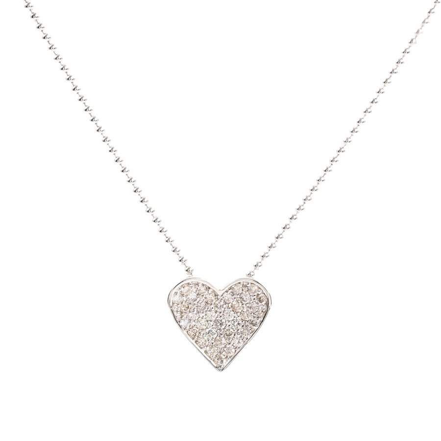 【中古A品】  ノンブランドジュエリー ダイヤ ネックレス   K18ホワイトゴールド 横浜関内店