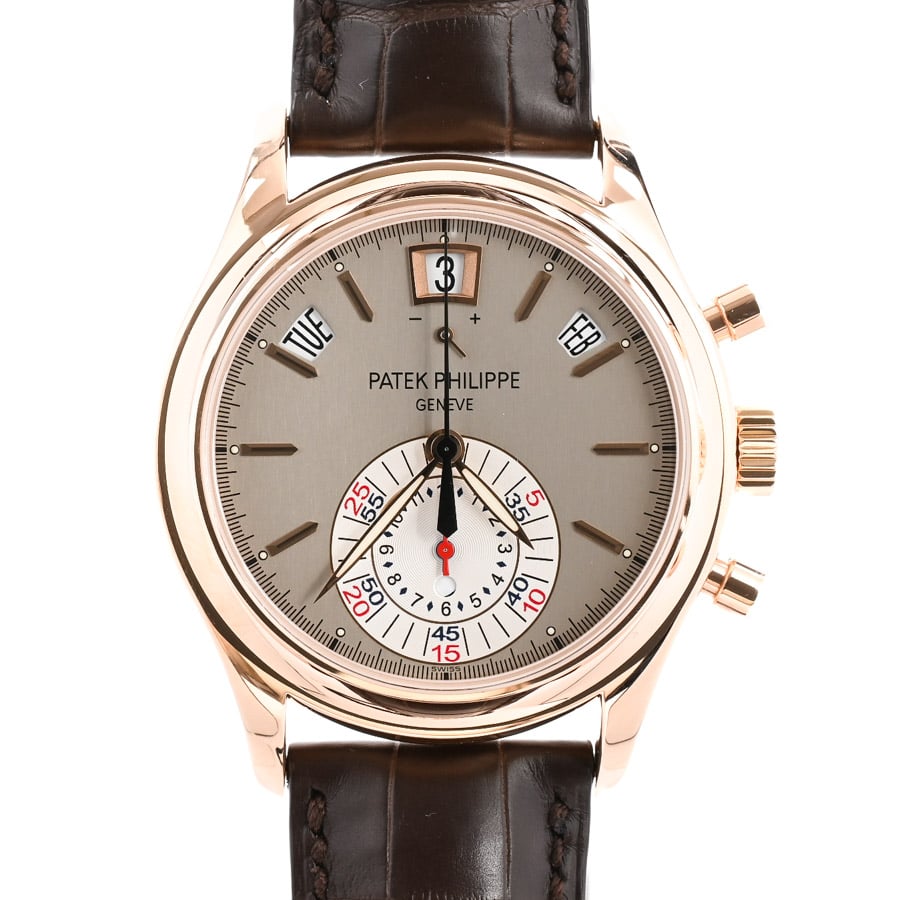 【中古A品】  パテックフィリップ アニュアルカレンダー クロノグラフ  5960R-001 ピンクゴールド 銀座