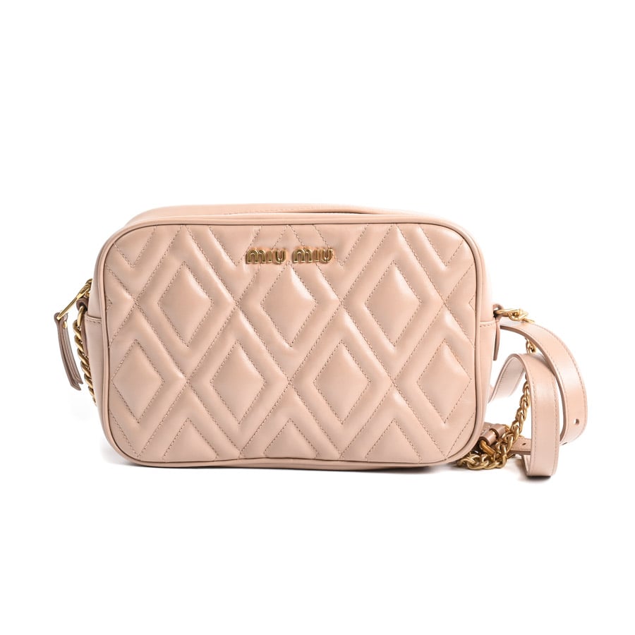 【中古A品】  ミュウミュウ チェーンショルダーバッグ  5BH133 カーフ 新宿歌舞伎町店