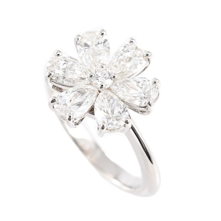 【中古A品】  ハリーウィンストン フォーゲットミーノット  FRDPRFFLRFMN プラチナ950(Pt950) 新宿歌舞伎町店