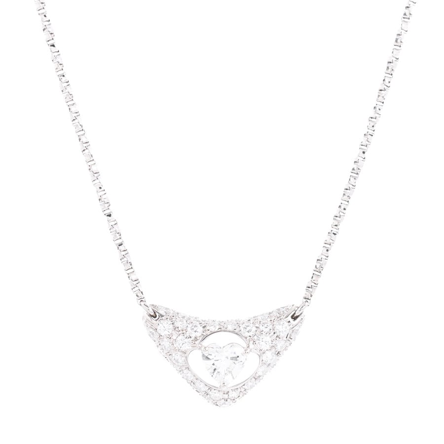 【中古A品】  ポーラ ダイヤ ネックレス   プラチナ900(Pt900) 元町本店