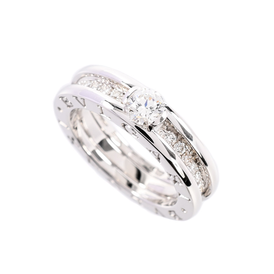 【中古A品】  ブルガリ BZERO1 ソリテール   K18ホワイトゴールド(K18WG) 横浜関内店