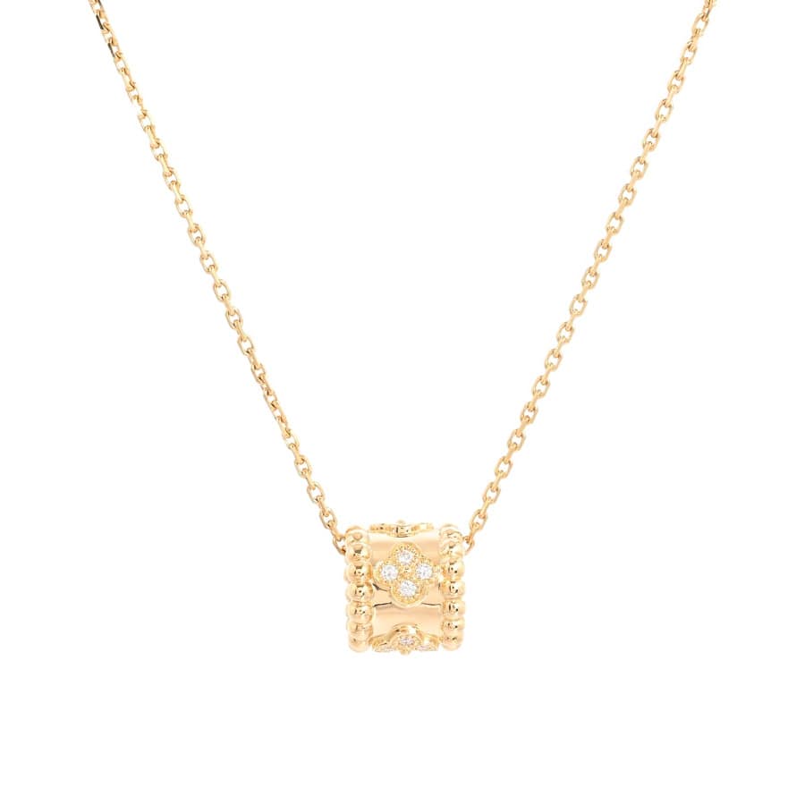 【中古A品】  ヴァンクリーフアーペル ペルレ クローバー  VCARO3YG00 K18イエローゴールド 元町本店