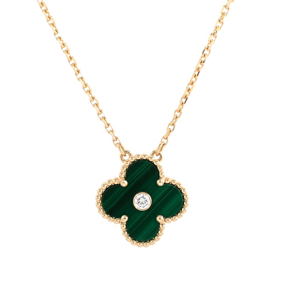 【中古A品】  ヴァンクリーフアーペル ヴィンテージアルハンブラ  VCAR049S00 K18イエローゴールド 新宿歌舞伎町店