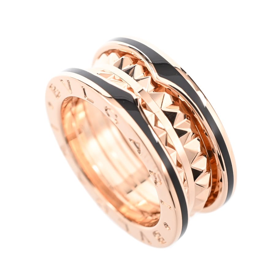 【中古A品】  ブルガリ BZERO1ロック  357986 K18ピンクゴールド/セラミック(K18PG/セラミック) THE YOKOHAMA FRONT