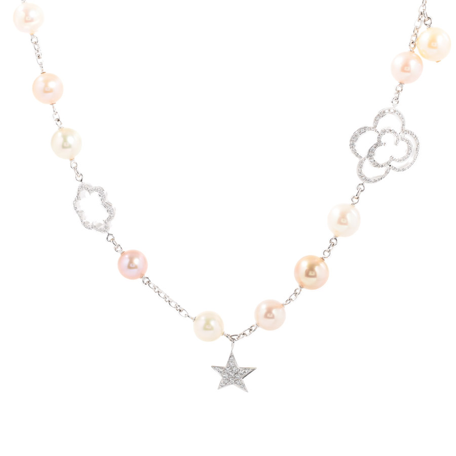 【中古A品】  シャネル コメット カメリア  J2576 K18ホワイトゴールド 横浜関内店